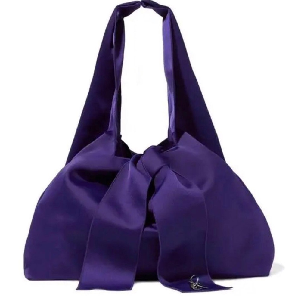 3.1 Phillip Lim Luxurious Purple Satin Tote Bag